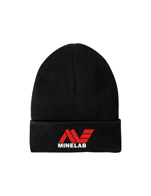 Recycled Black Beanie w/Minelab Logo