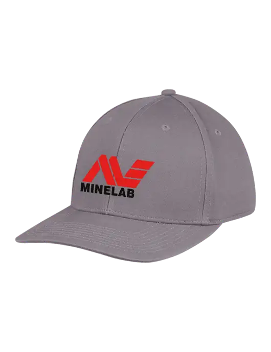 Premium Modern Structured Twill Charcoal Snapback Cap w/Minelab Logo