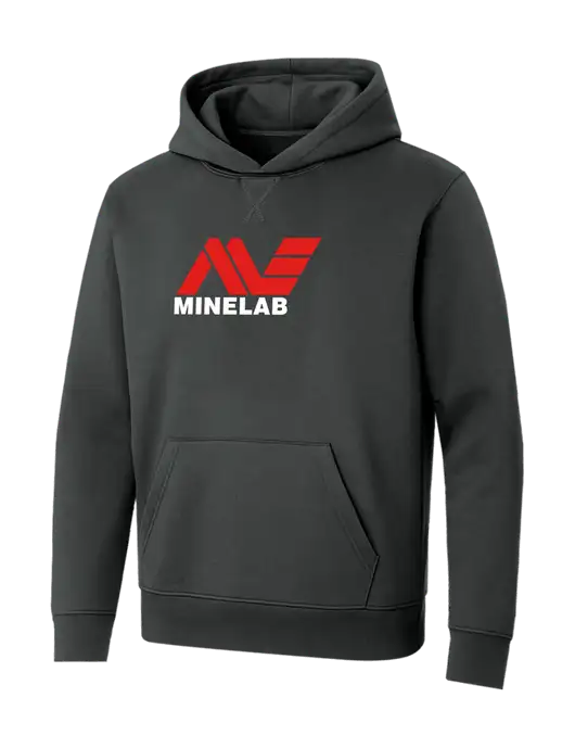Allmade Charcoal Grey Organic French Terry Pullover Hoodie w/Minelab Logo