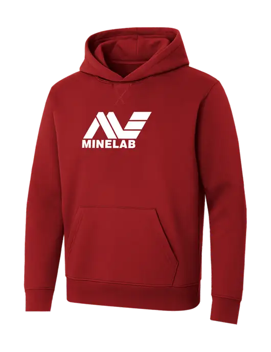 Allmade Revolution Red Organic French Terry Pullover Hoodie w/Minelab Logo