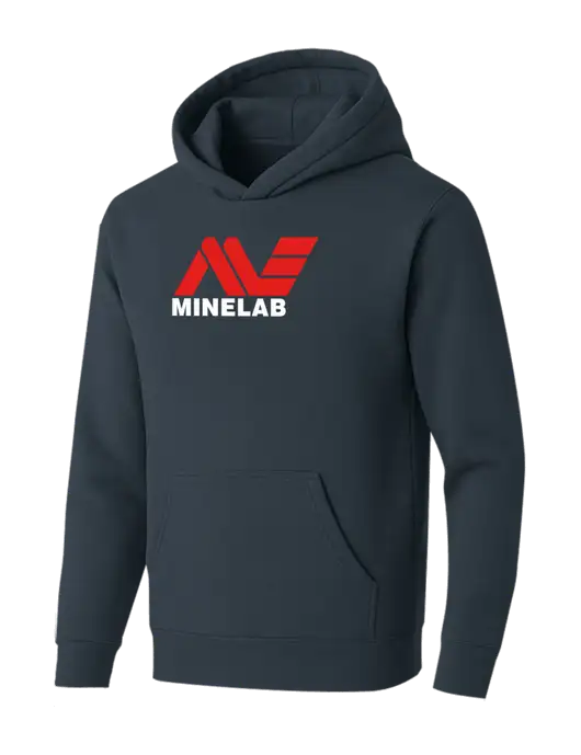 BELLA+CANVAS Dark Grey Sponge Fleece Pullover Hoodie w/Minelab Logo