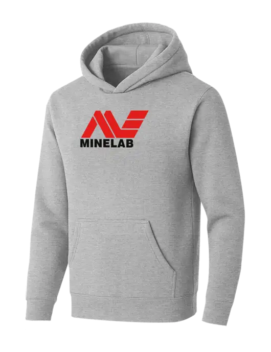 BELLA+CANVAS Light Grey Heather Sponge Fleece Pullover Hoodie w/Minelab Logo