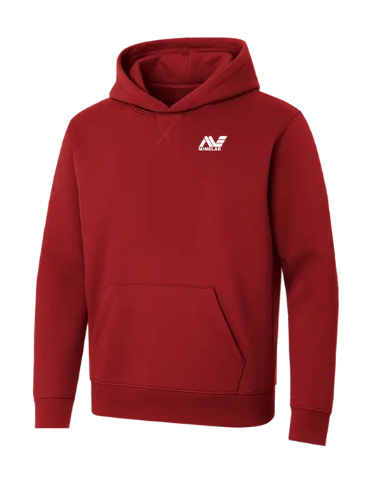 Allmade Revolution Red Organic French Terry Pullover Hoodie w/Minelab Logo