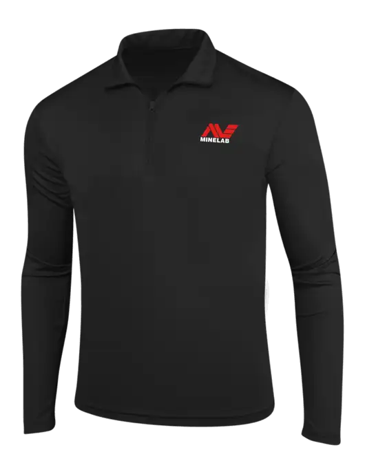 Black PosiCharge Competitor 1/4 Zip Pullover w/Minelab Logo