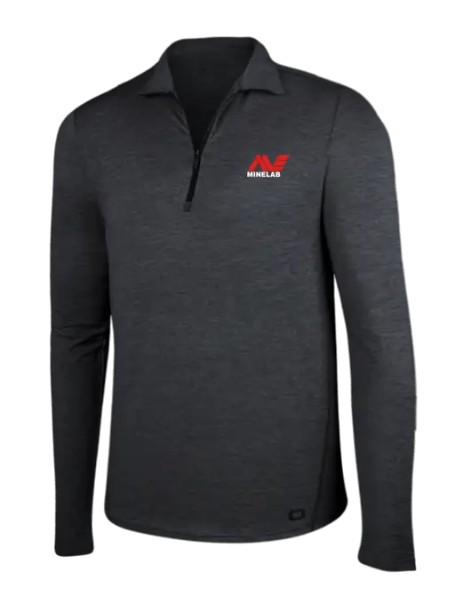 OGIO Blacktop Heather Endurance Force 1/4 Zip w/Minelab Logo