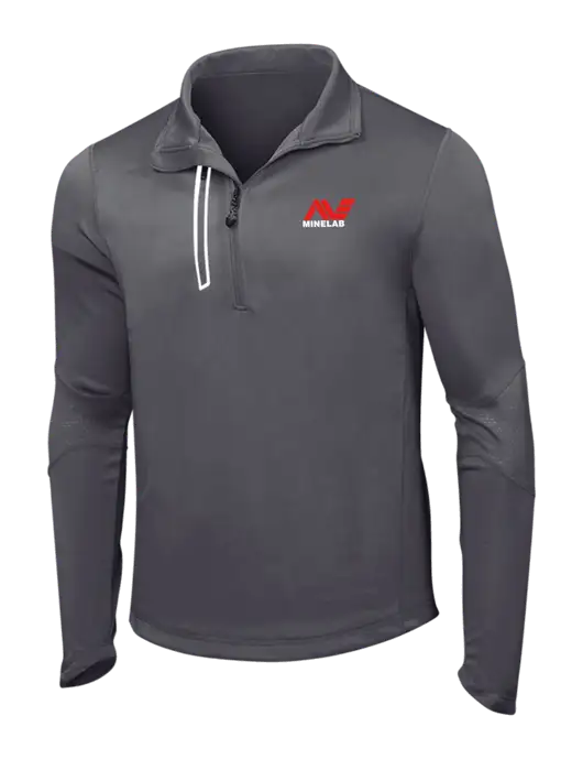 OGIO Gear Grey Endurance Fulcrum 1/4 Zip w/Minelab Logo