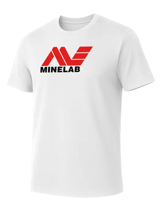 Allmade Bright White Organic Cotton Tee w/Minelab Logo
