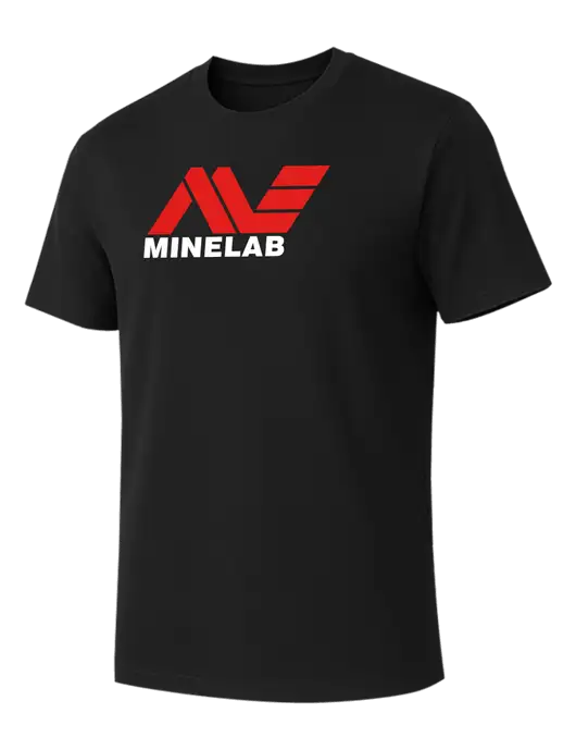 Allmade Deep Black Organic Cotton Tee w/Minelab Logo
