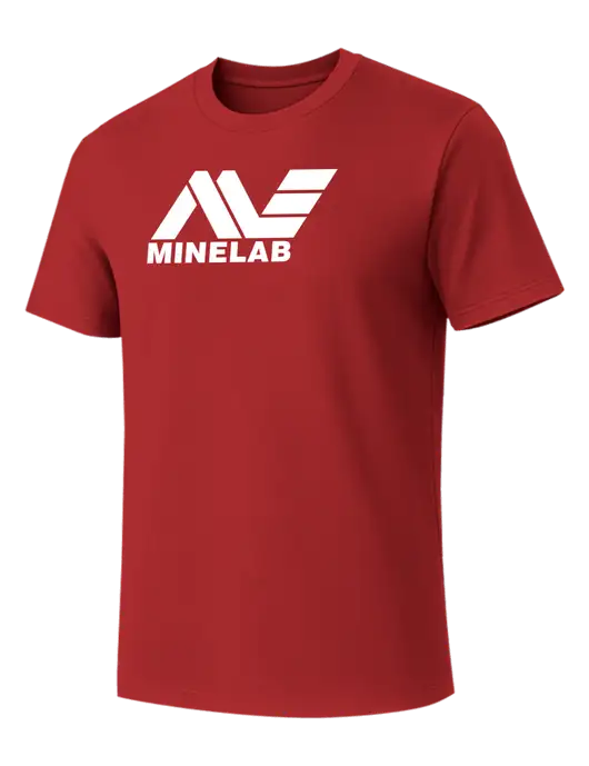 Allmade Revolution Red Organic Cotton Tee w/Minelab Logo