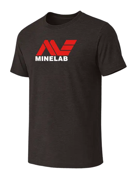 BELLA+CANVAS Dark Grey Heather CVC Short Sleeve Tee w/Minelab Logo