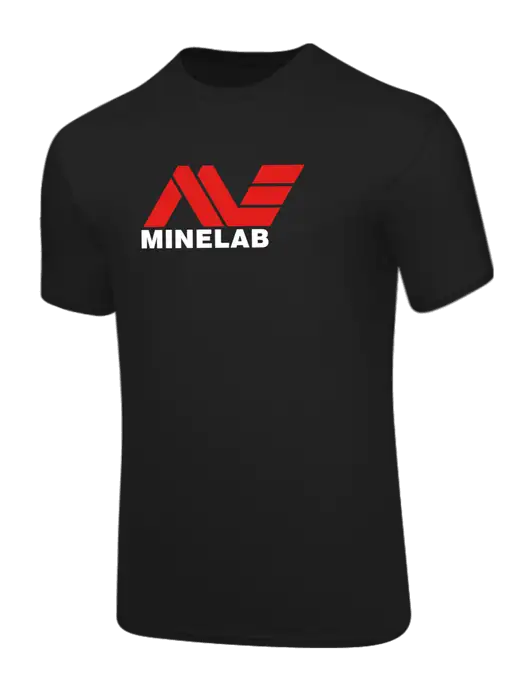 Core Blend Black T-Shirt w/Minelab Logo