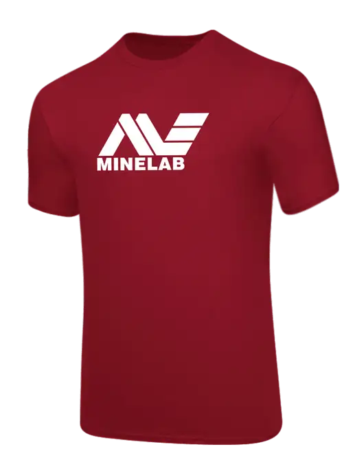 Core Blend Red T-Shirt w/Minelab Logo