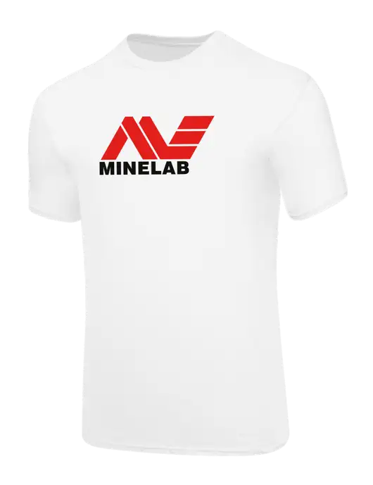 Core Blend White T-Shirt w/Minelab Logo
