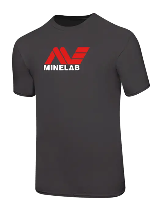 Ring Spun Charcoal 4.5 oz T-Shirt w/Minelab Logo