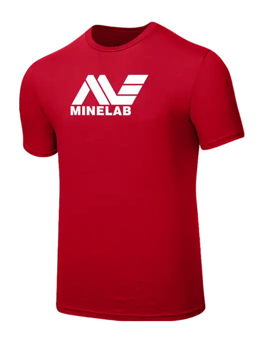 Seriously Soft Red T-Shirt w/Minelab Logo