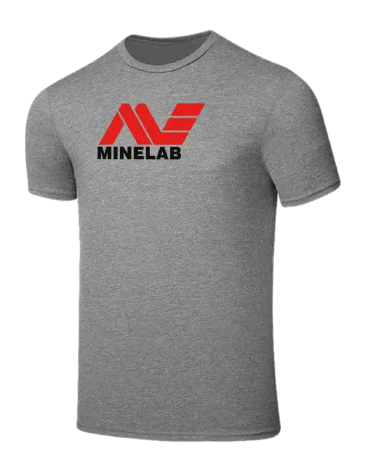 Seriously Soft Grey Frost T-Shirt w/Minelab Logo