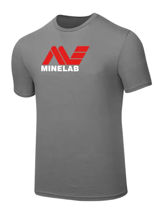 Seriously Soft Medium Grey T-Shirt w/Minelab Logo