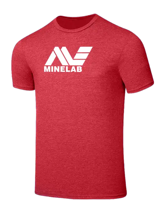 Seriously Soft Heathered Red T-Shirt w/Minelab Logo