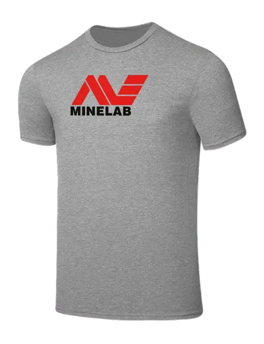 Seriously Soft Light Heather Grey T-Shirt w/Minelab Logo