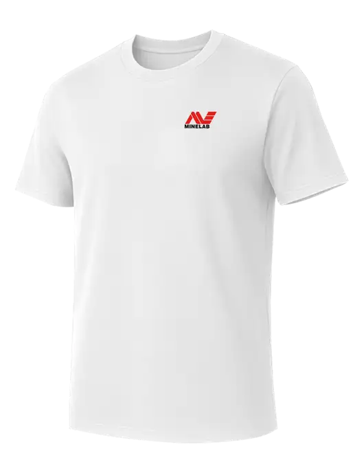 Allmade Bright White Organic Cotton Tee w/Minelab Logo