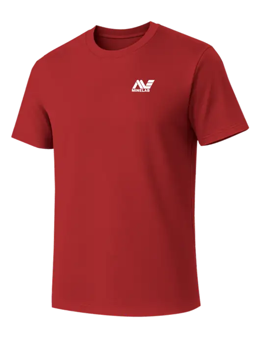 Allmade Revolution Red Organic Cotton Tee w/Minelab Logo