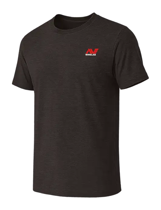 BELLA+CANVAS Dark Grey Heather CVC Short Sleeve Tee w/Minelab Logo