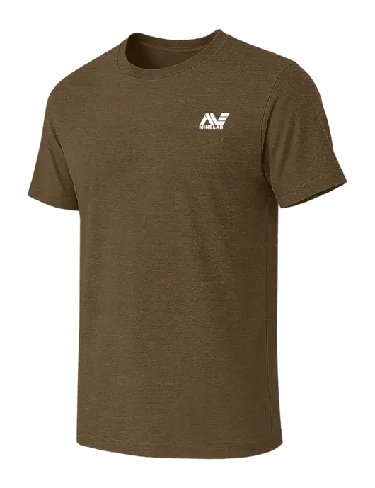 BELLA+CANVAS Heather Olive CVC Short Sleeve Tee w/Minelab Logo