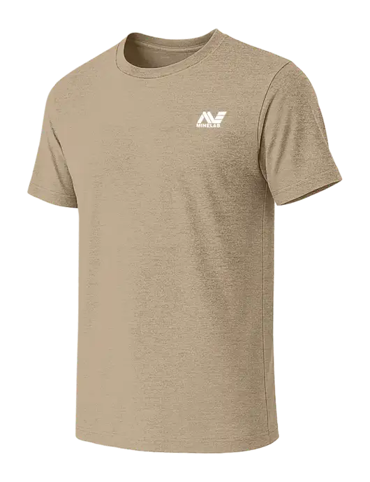 BELLA+CANVAS Heather Tan CVC Short Sleeve Tee w/Minelab Logo