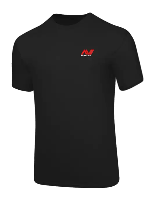 Core Blend Black T-Shirt w/Minelab Logo