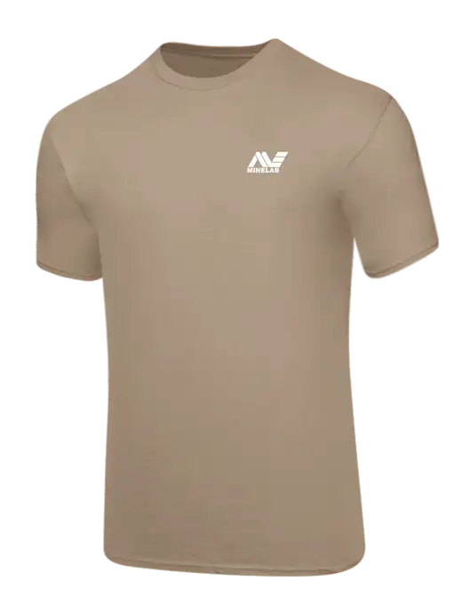 Core Blend Dark Tan T-Shirt w/Minelab Logo