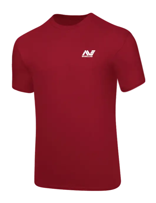 Core Blend Red T-Shirt w/Minelab Logo