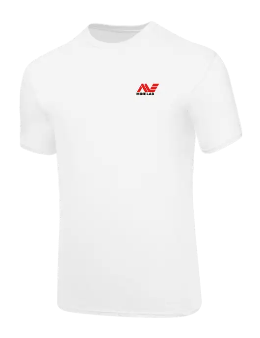 Core Blend White T-Shirt w/Minelab Logo