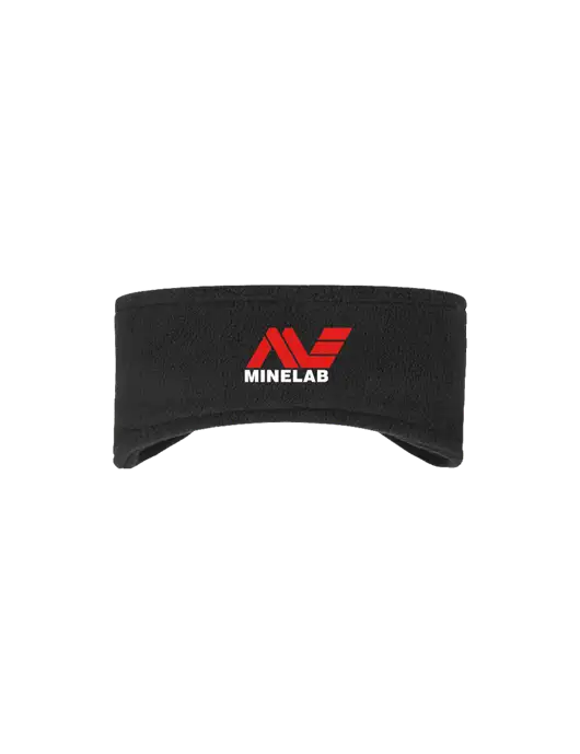 Black Stretch Fleece Headband w/Minelab Logo