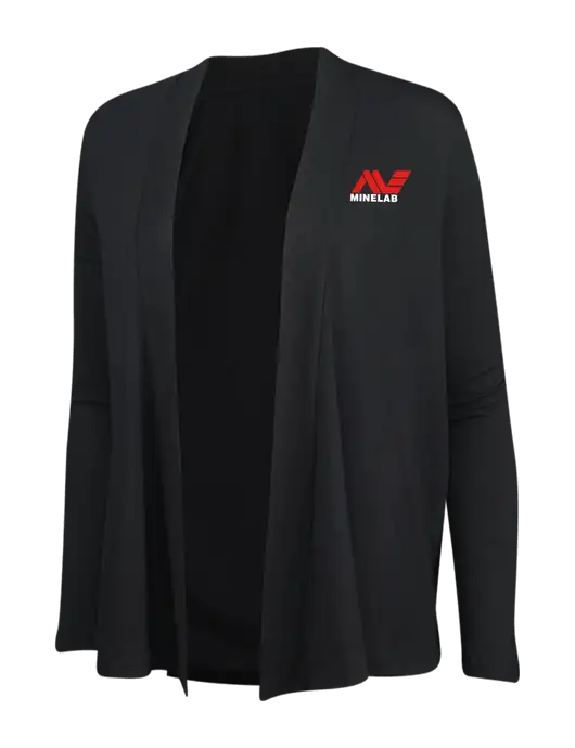 Black Womens Concept Cardigan w/Minelab Logo