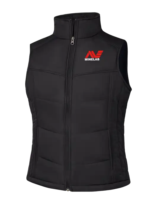 Womens Black/Black Vest w/Minelab Logo