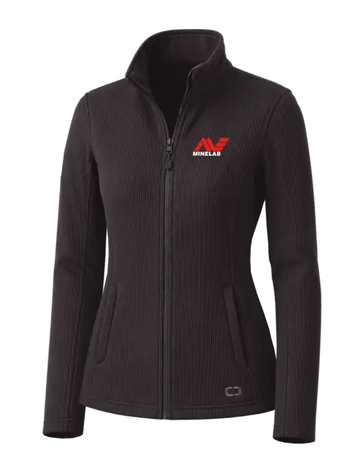 OGIO Blacktop Womens Grit Fleece Jacket w/Minelab Logo