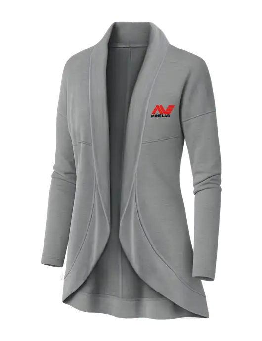 OGIO Light Grey Heather Womens Luuma Cocoon Fleece w/Minelab Logo