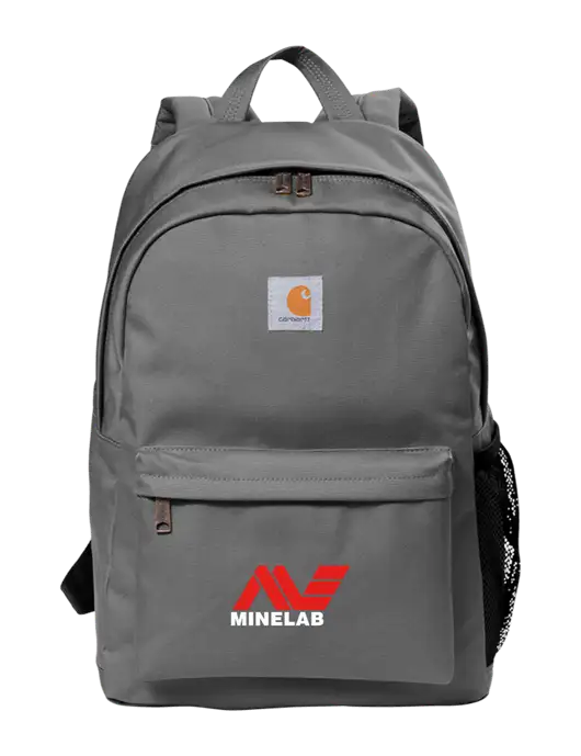 Carhartt Grey Canvas Backpack w/Minelab Logo