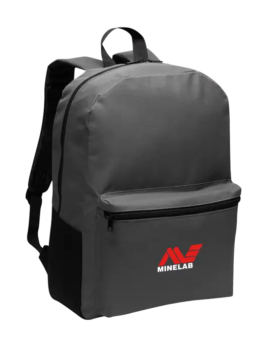Casual Dark Charcoal Lightweight Laptop Backpack w/Minelab Logo