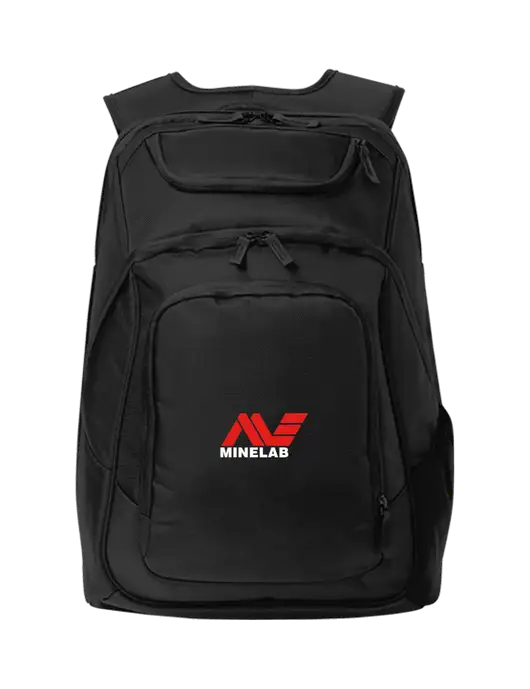 Executive Black Laptop Backpack w/Minelab Logo