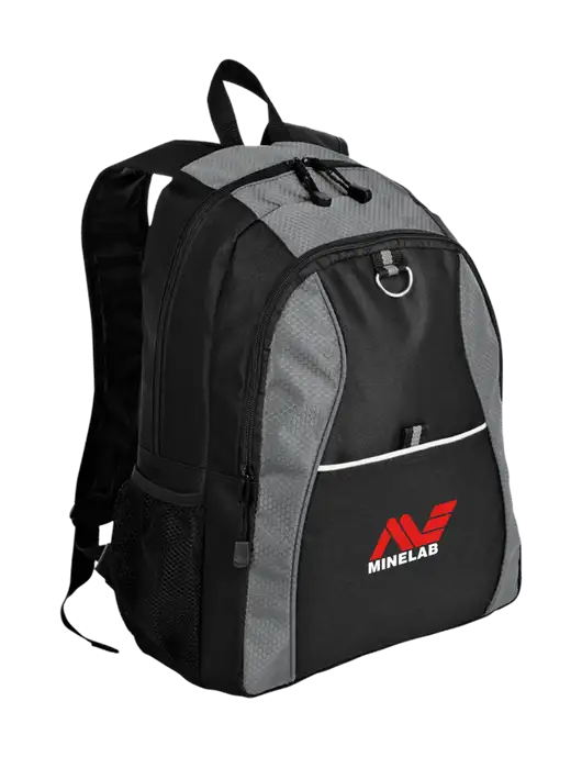 Honeycomb Grey/Black Backpack w/Minelab Logo