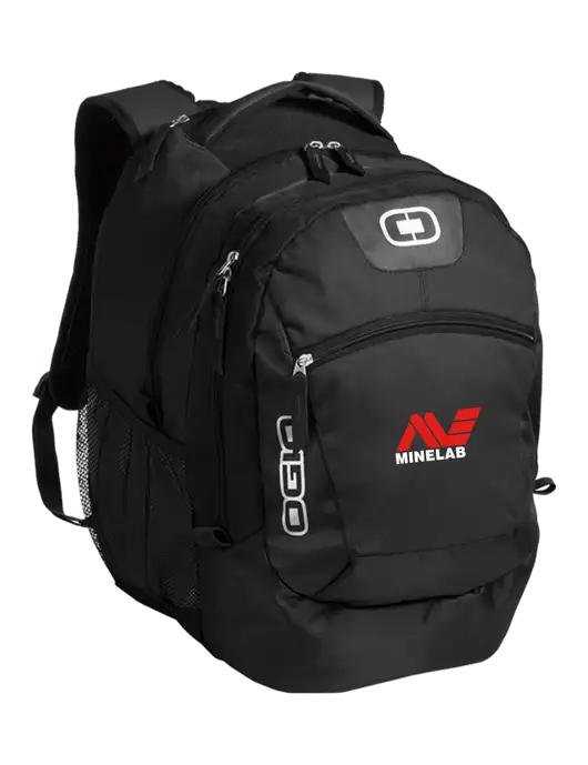 OGIO Black Rogue Pack
 w/Minelab Logo