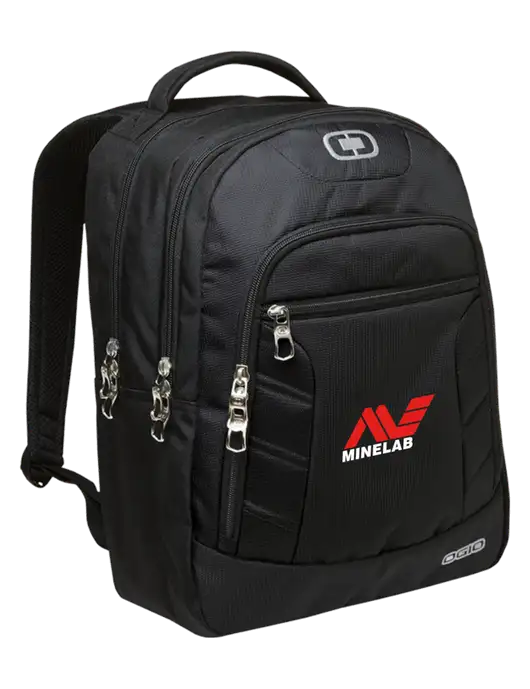 OGIO Black/Silver Colton Laptop Backpack
 w/Minelab Logo