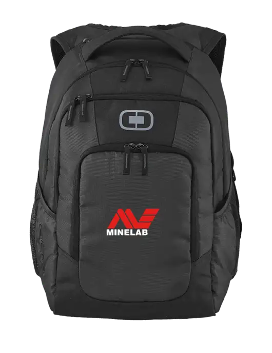 OGIO Diesel Grey Logan Laptop Backpack
 w/Minelab Logo