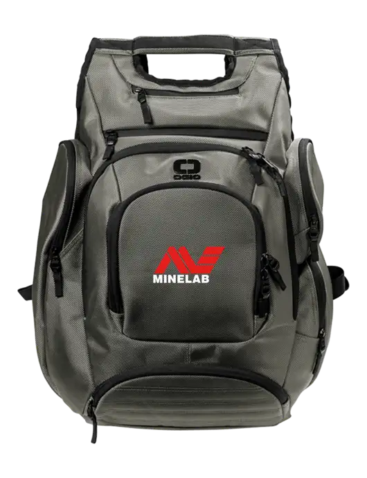 OGIO Medium Grey Metro Ballistic Laptop Backpack w/Minelab Logo