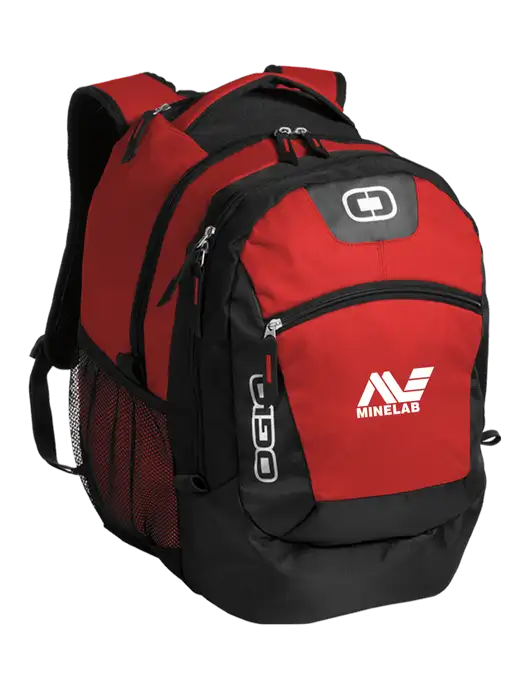 OGIO Red Rogue Pack
 w/Minelab Logo